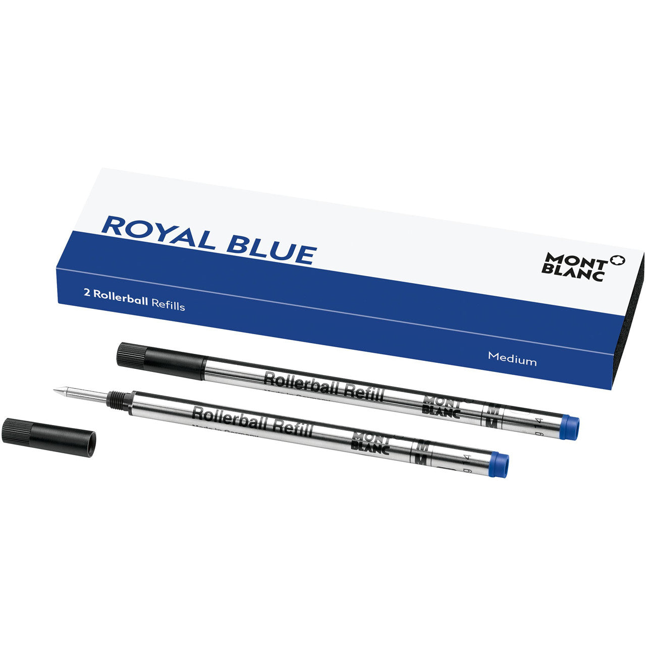 Mont Blanc Royal Blue M refill Rollerball 128233