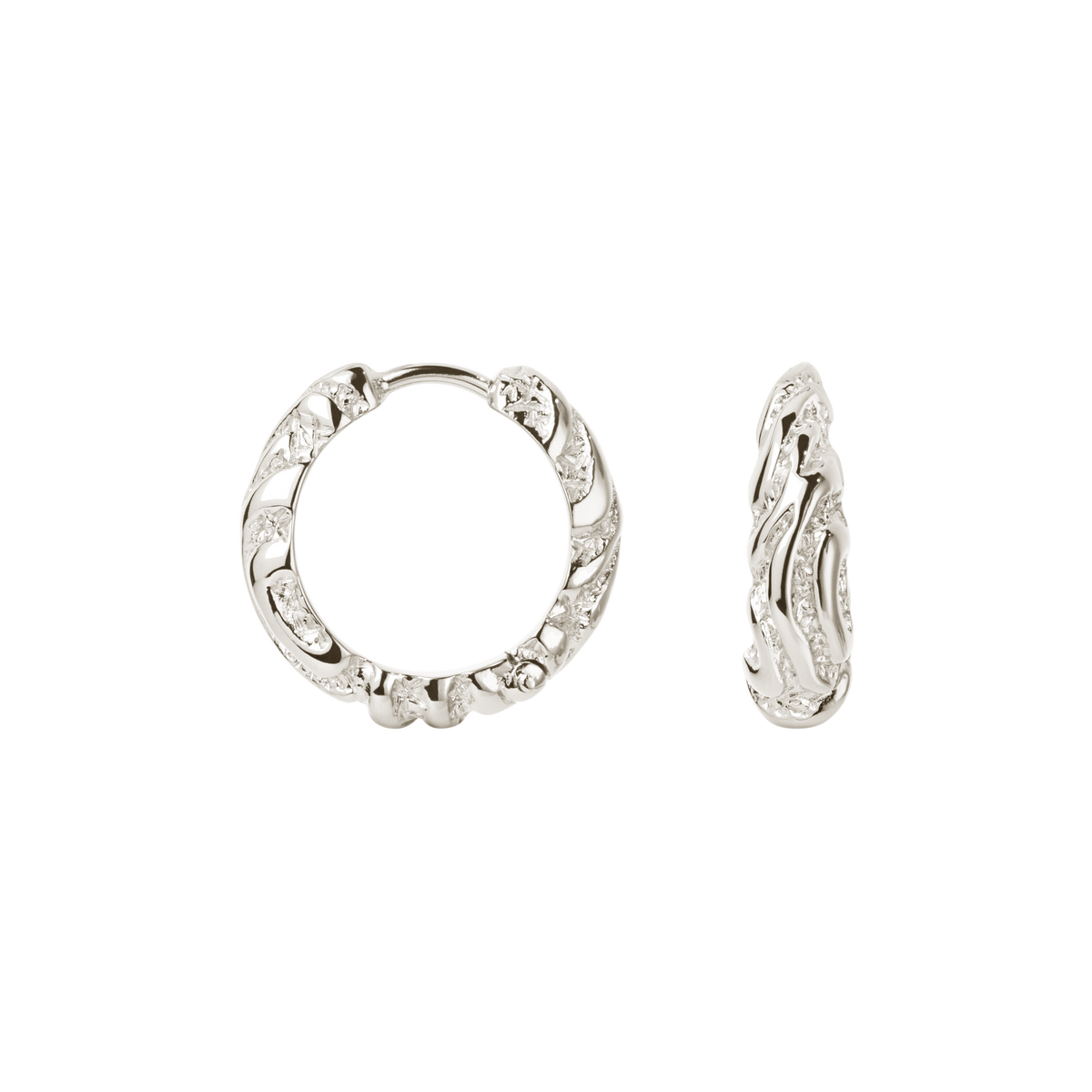 Camille Brinch Mellem Zebra Hoops øreringe MZH