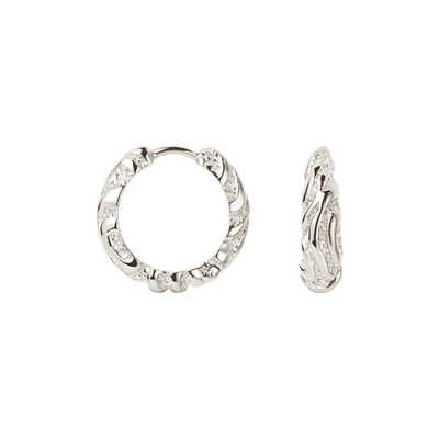 Camille Brinch Mellem Zebra Hoops øreringe MZH