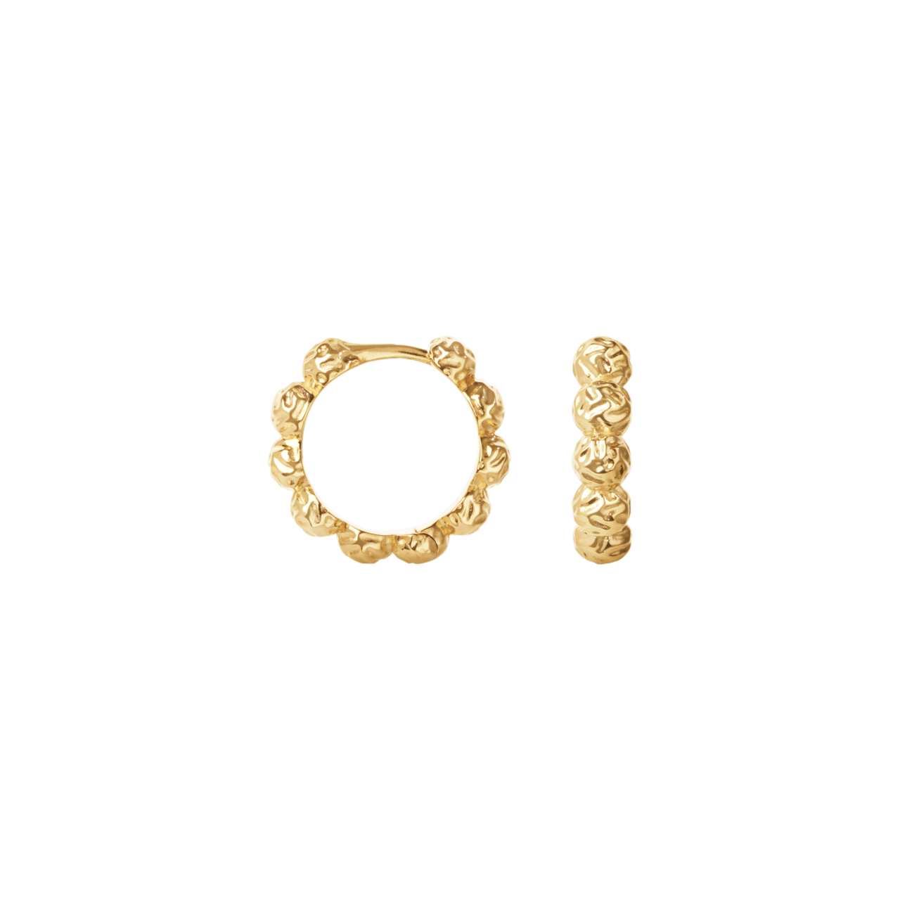 Camille Brinch Medium Dots Hoops øreringe MDH-FG