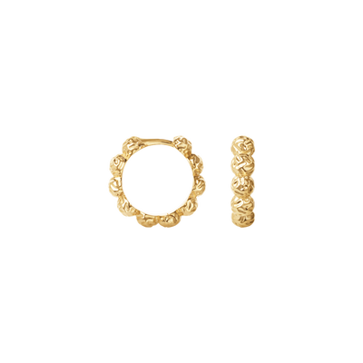 Camille Brinch Medium Dots Hoops øreringe MDH-FG