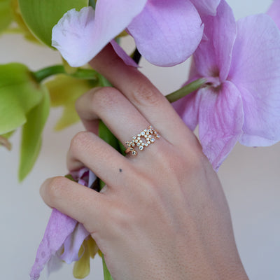 Maria Black Mom Collet ring 500519YG