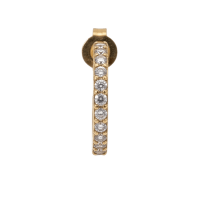 Jane Kønig Olympia Hoop with stones ørering OHS10-SS26-SS-G