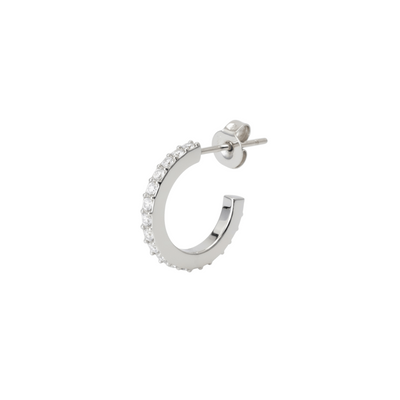 Jane Kønig Olympia Hoop with stones ørering OHS10-SS26-SS-S