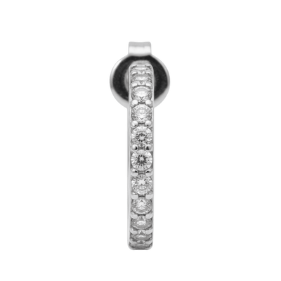 Jane Kønig Olympia Hoop with stones ørering OHS10-SS26-SS-S