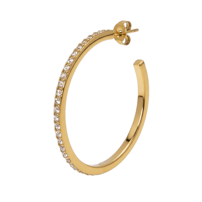 Jane Kønig Olympia Hoop with stones ørering OHS27-SS26-SS-G