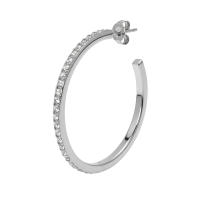 Jane Kønig Olympia Hoop with stones ørering OHS27-SS26-SS-S