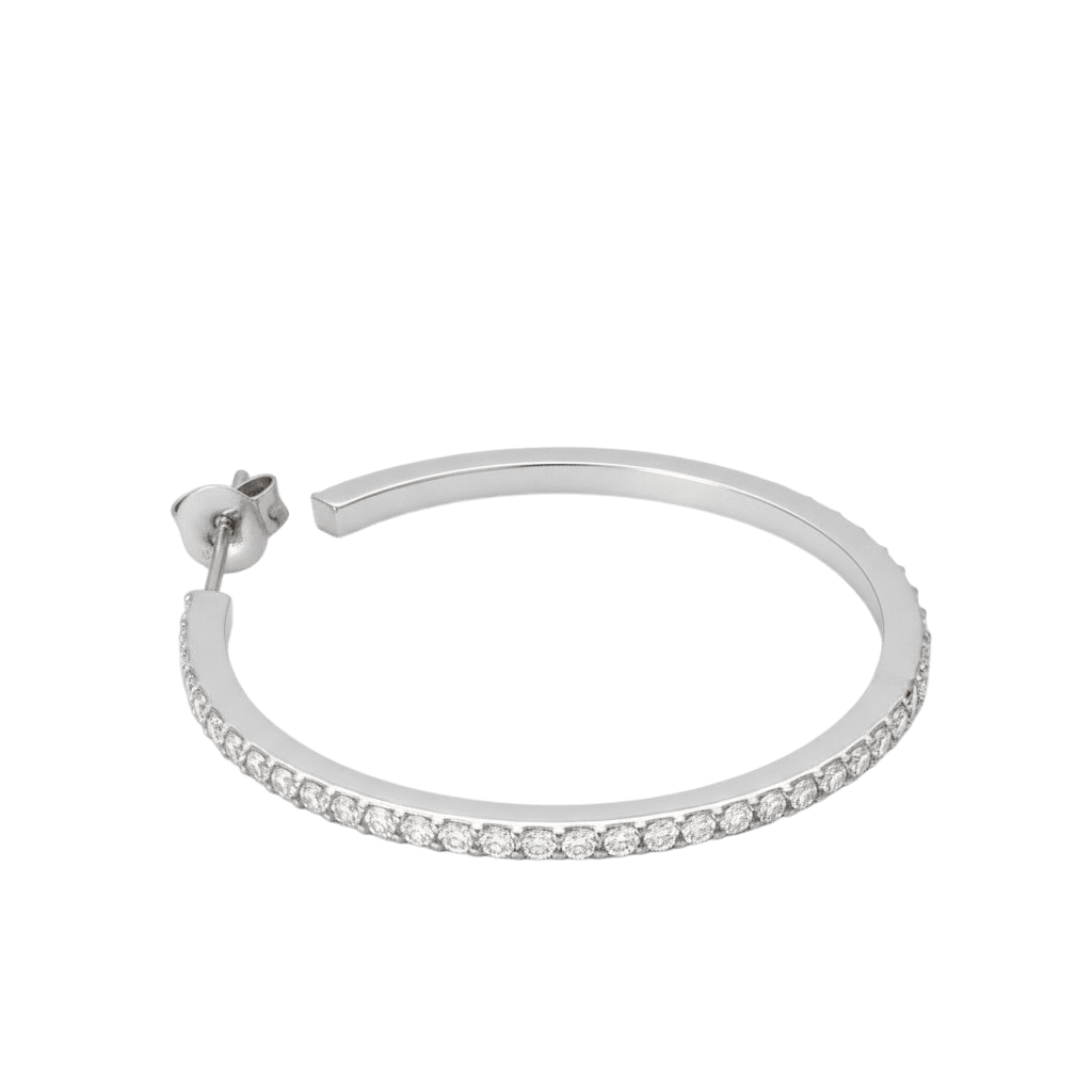 Jane Kønig Olympia Hoop with stones ørering OHS27-SS26-SS-S
