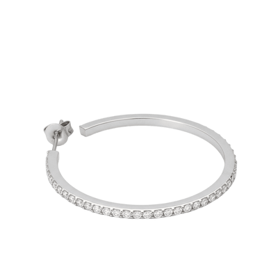 Jane Kønig Olympia Hoop with stones ørering OHS27-SS26-SS-S