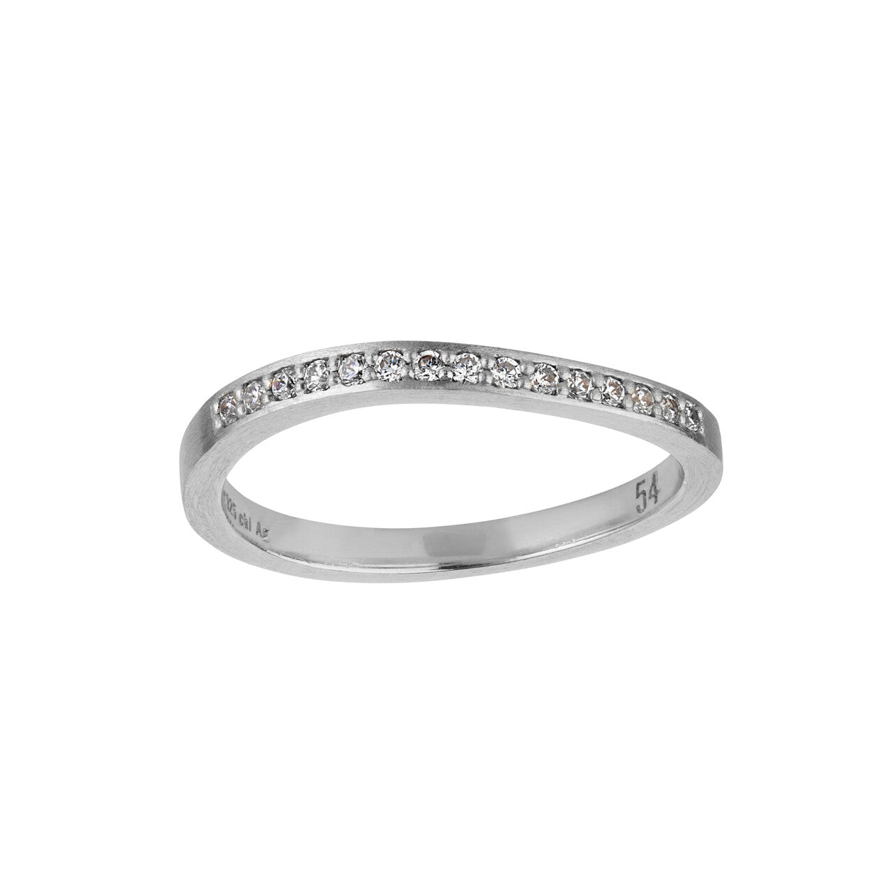 ByBiehl Ocean Flow Sparkle Band ring 5-4203A-R