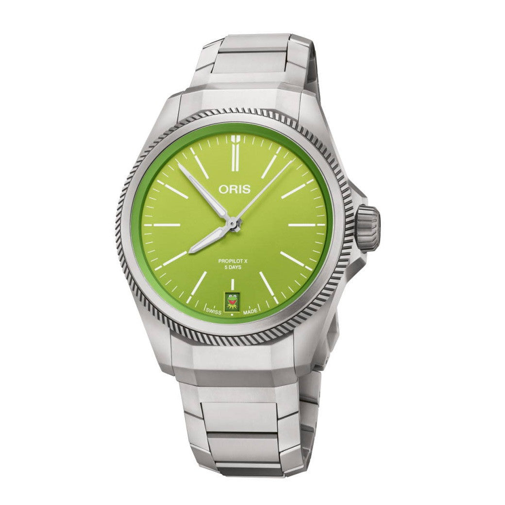 Oris ProPilot X Kermit Edition 39mm 400 7778 7157MB
