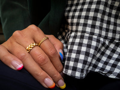 Jane Kønig Braided ring JK0004R-G