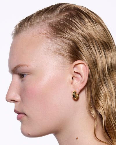 Maria Black Prima Hoop Medium ørering 101139YG-M