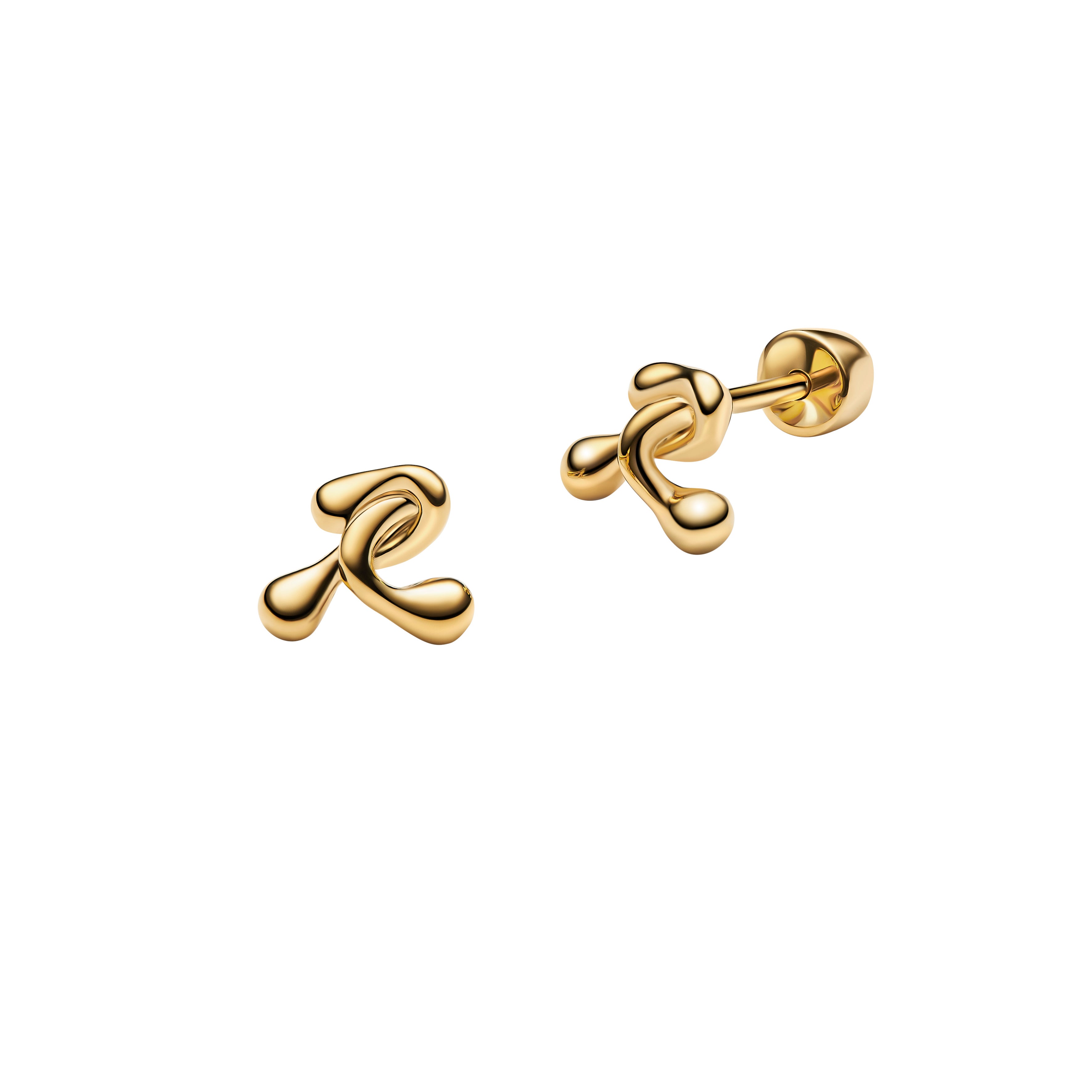 Maria Black Puff Ball ørering 100978YG