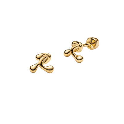 Maria Black Puff Ball ørering 100978YG