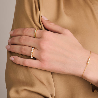 Sif Jakobs Ellera Ovale armbånd SJ-B2418-CZ-YG