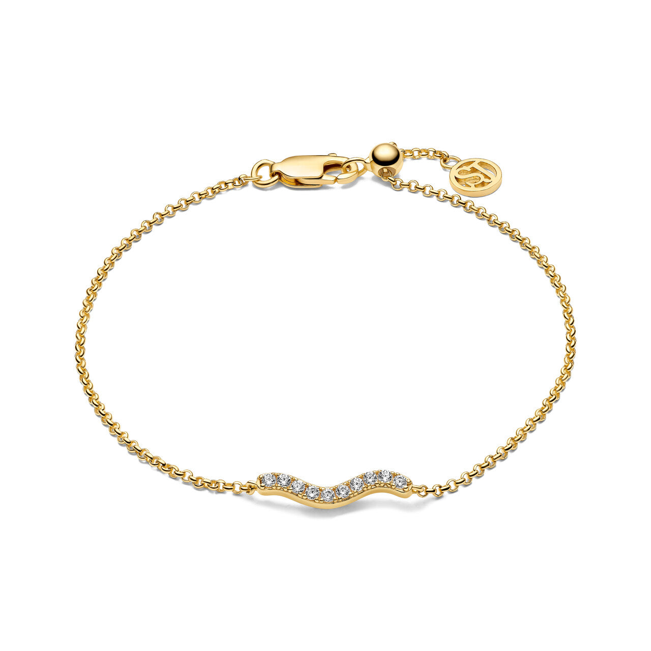 Sif Jakobs Ellera Waves armbånd SJ-B3859-CZ-YG