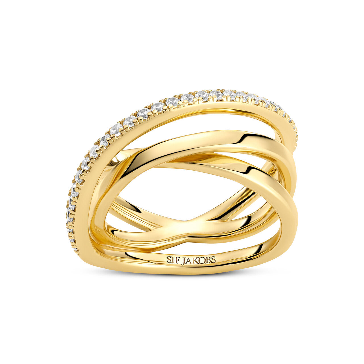 Sif Jakobs Spirale ring SJ-R2590-CZ-YG