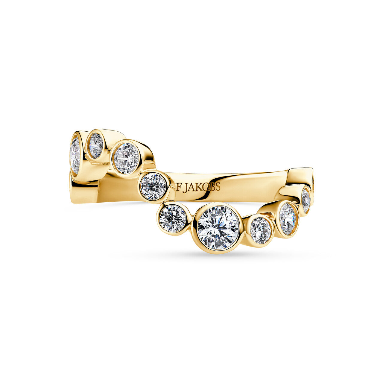 Sif Jakobs Sardinien Wave ring SJ-R2631-CZ-YG