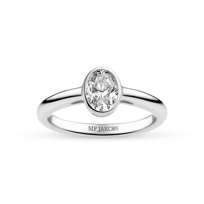 Sif Jakobs Sardinien Ovale Piccolo ring SJ-R2795-CZ