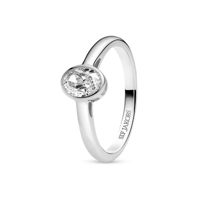 Sif Jakobs Sardinien Ovale Piccolo ring SJ-R2795-CZ
