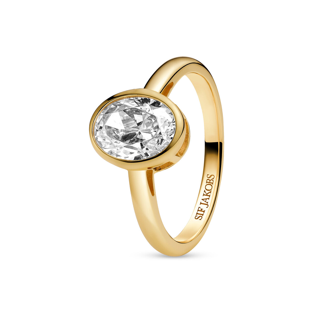 Sif Jakobs Sardinien Ovale ring SJ-R2796-CZ-YG