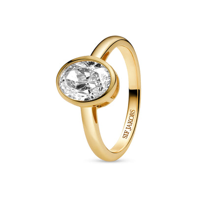 Sif Jakobs Sardinien Ovale ring SJ-R2796-CZ-YG