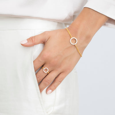 Sif Jakobs Biella Piccolo ring SJ-R337-CZ(YG)