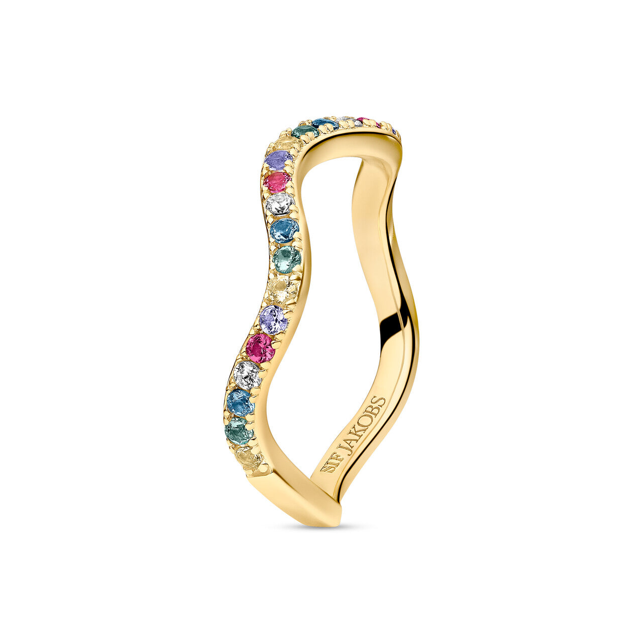 Sif Jakobs Ellera Waves ring SJ-R3869-XCZ-YG