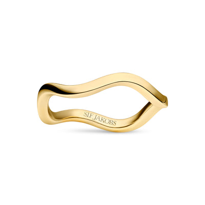Sif Jakobs Ellera Waves Pianura ring SJ-R3869-YG