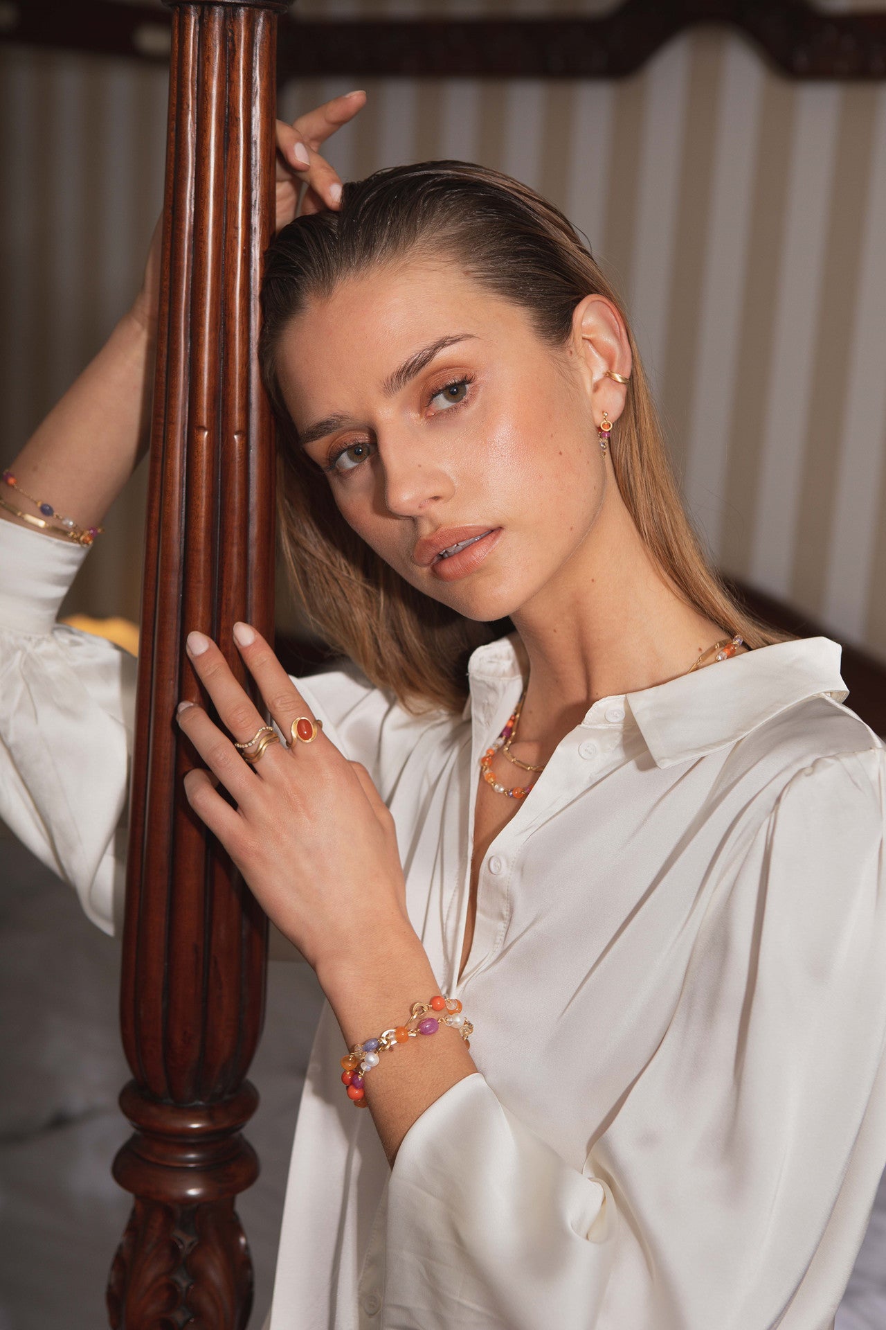 Dulong Piccolo Wild Berry armbånd 104150A75