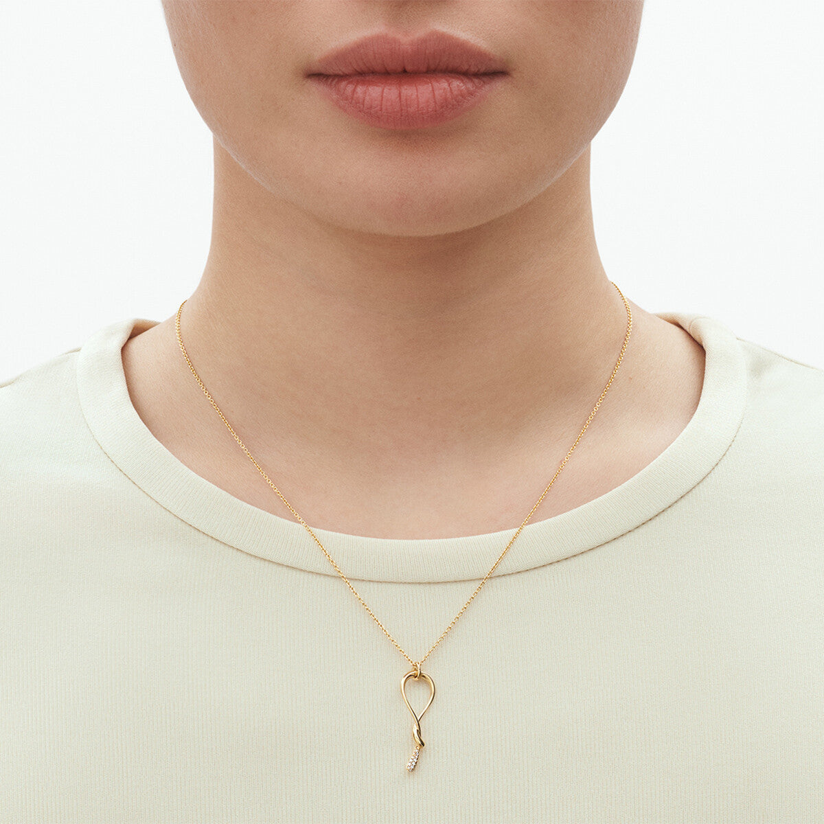 Georg Jensen Mercy Swirl halskæde 20001831