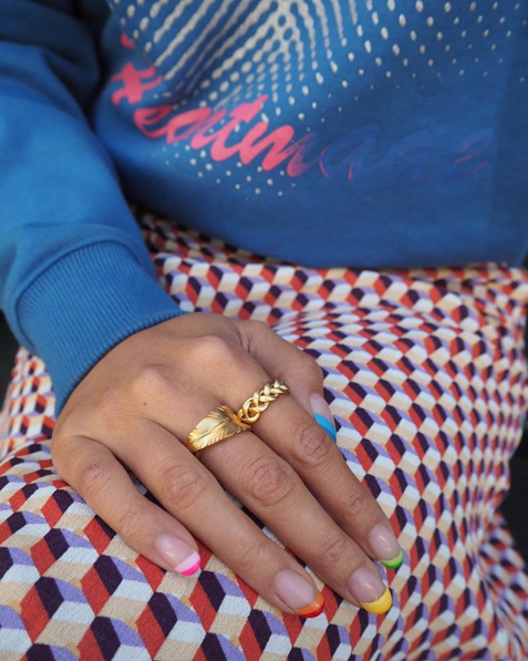 Jane Kønig Braided ring JK0004R-G