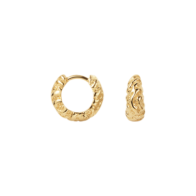 Camille Brinch Lille Zebra Hoops øreringe SZH-FG