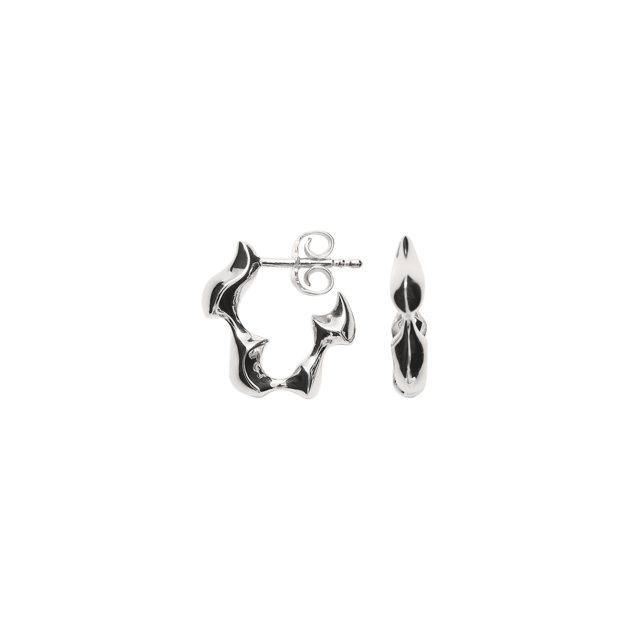 Camille Brinch Lille Infinity Flames Hoop øreringe