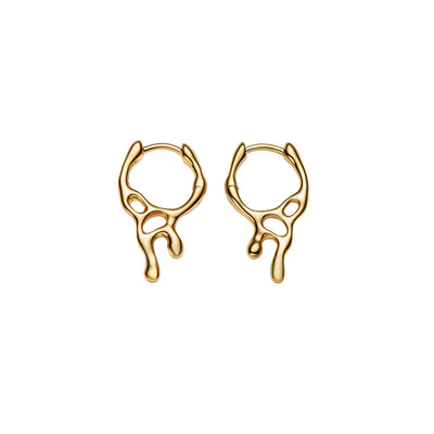 Maria Black Sortedam Huggie ørering 101025YG