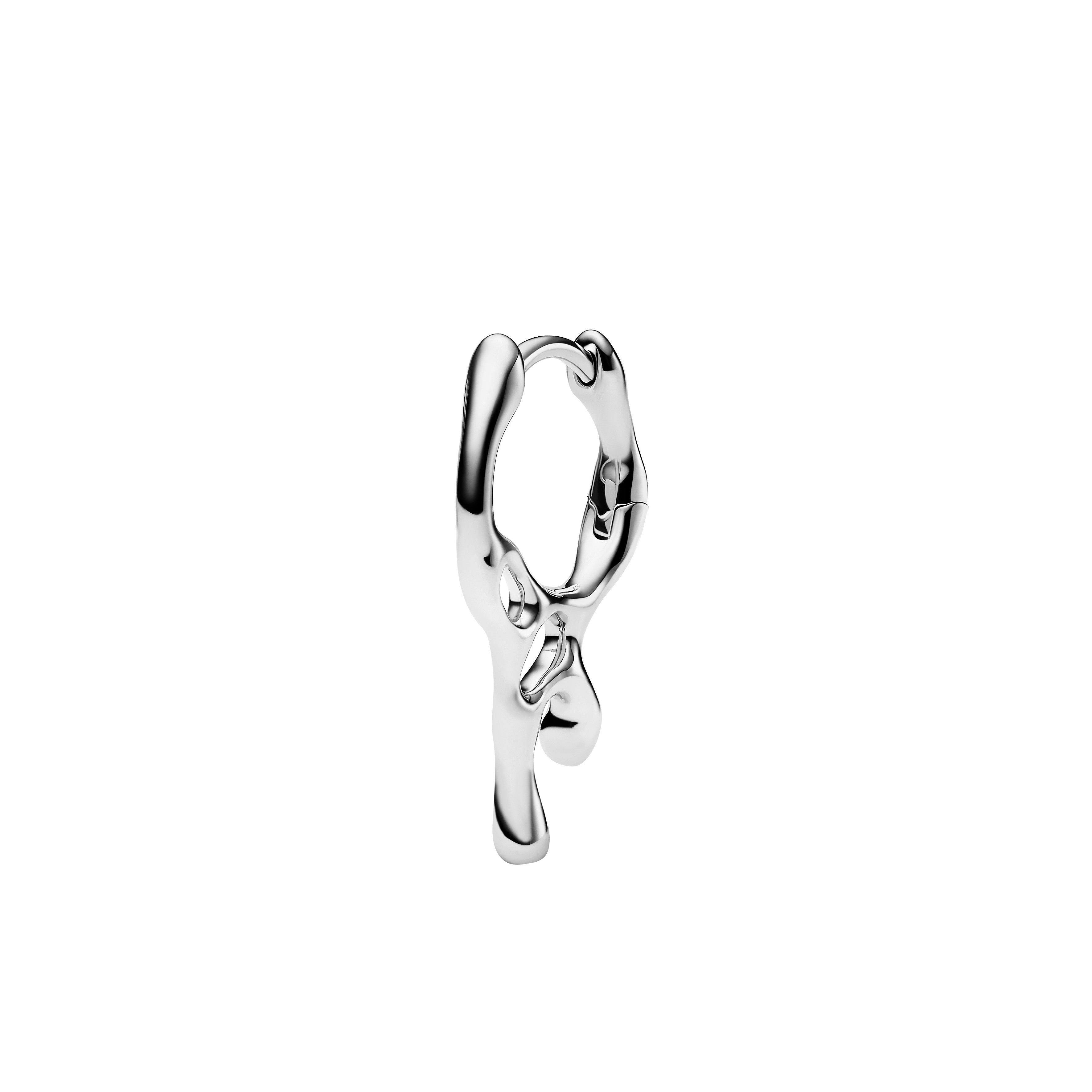 Maria Black Sortedam Huggie ørering 101025AG