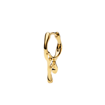 Maria Black Sortedam Huggie ørering 101025YG