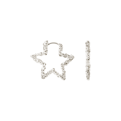 Camille Brinch Star Sparkly Hoop øreringe STSPH
