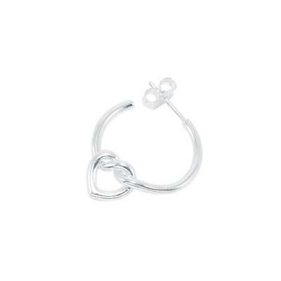 Jane Kønig Tied Heart Hoop ørering THH-AW25-S