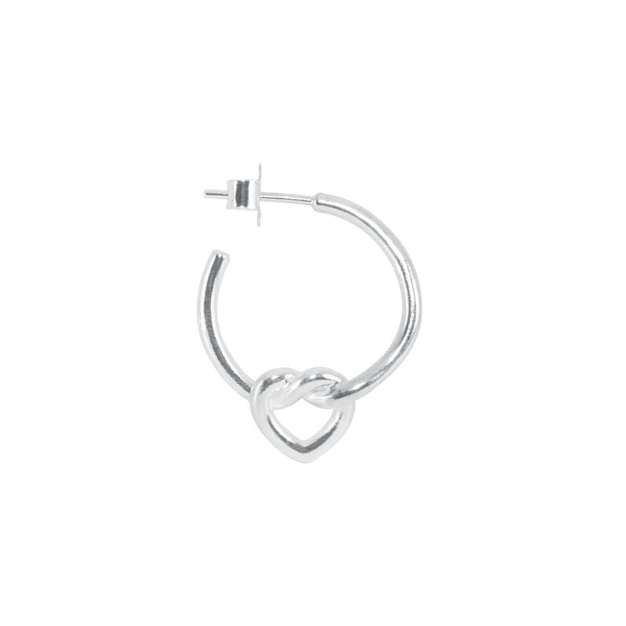 Jane Kønig Tied Heart Hoop ørering THH-AW25-S