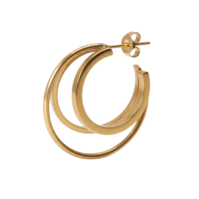 Jane Kønig Olympia Triple Hoop ørering TOH-SS26-SS-G