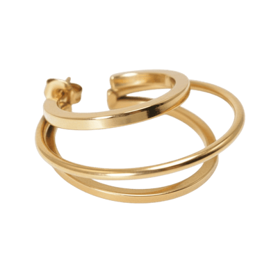 Jane Kønig Olympia Triple Hoop ørering TOH-SS26-SS-G