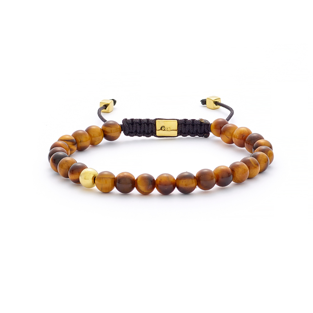 Alexander Lynggaard ColorUp Tiger Eye Braided 6mm B00092
