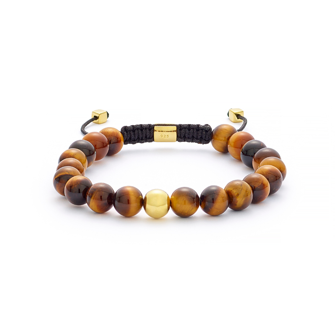 Alexander Lynggaard ColorUp Tiger Eye Braided 8mm B00103