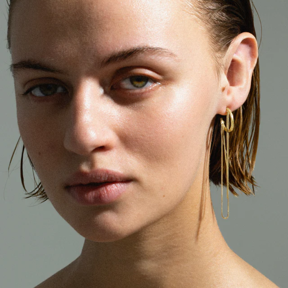 Jane Kønig Orbis Chain Hoop ørering OCH-SS25-G