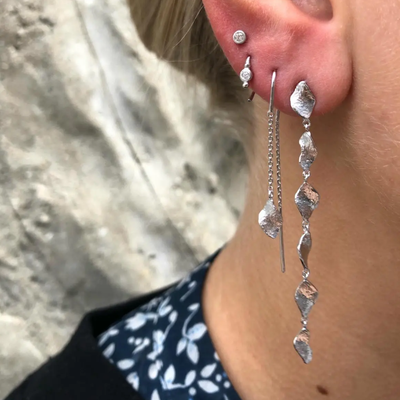 STINE A Jewelry Petit Ile de L'Amour double chain ørering 1238-00