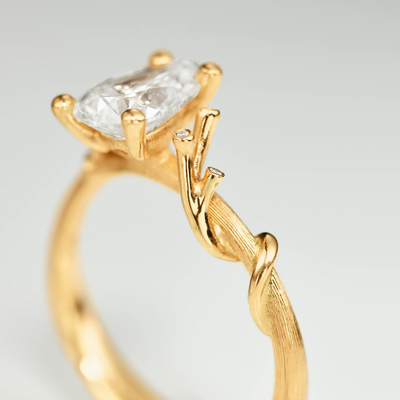 OLE LYNGGAARD COPENHAGEN Nature Solitaire ring A2788-426