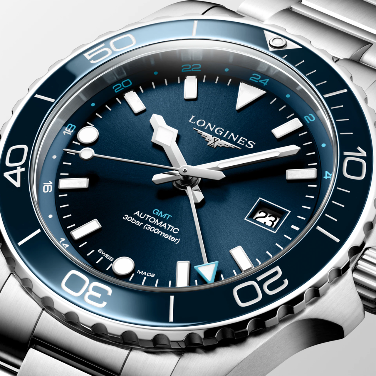 Longines HydroConquest GMT 43mm L3.890.4.96.6