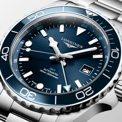 Longines HydroConquest GMT 43mm L3.890.4.96.6